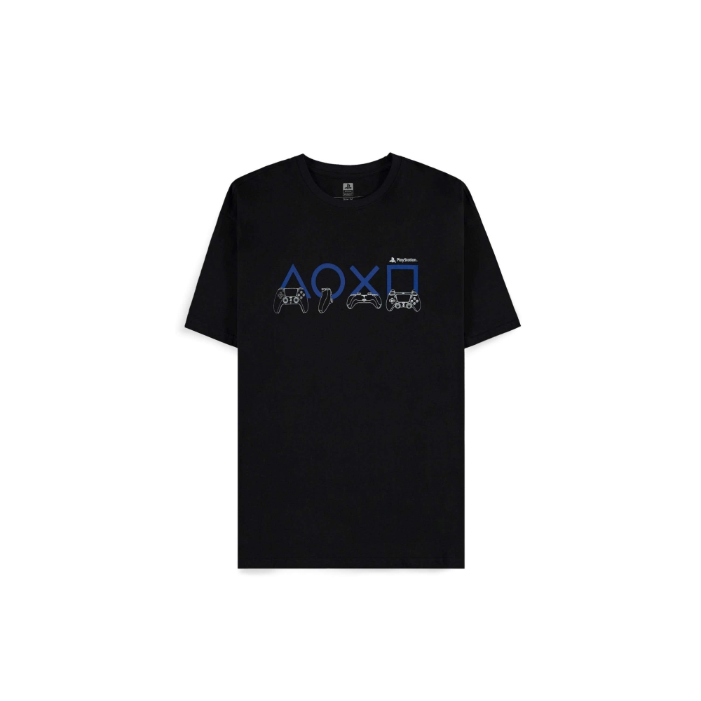 PlayStation - Controller Tshirt Homme - Noir